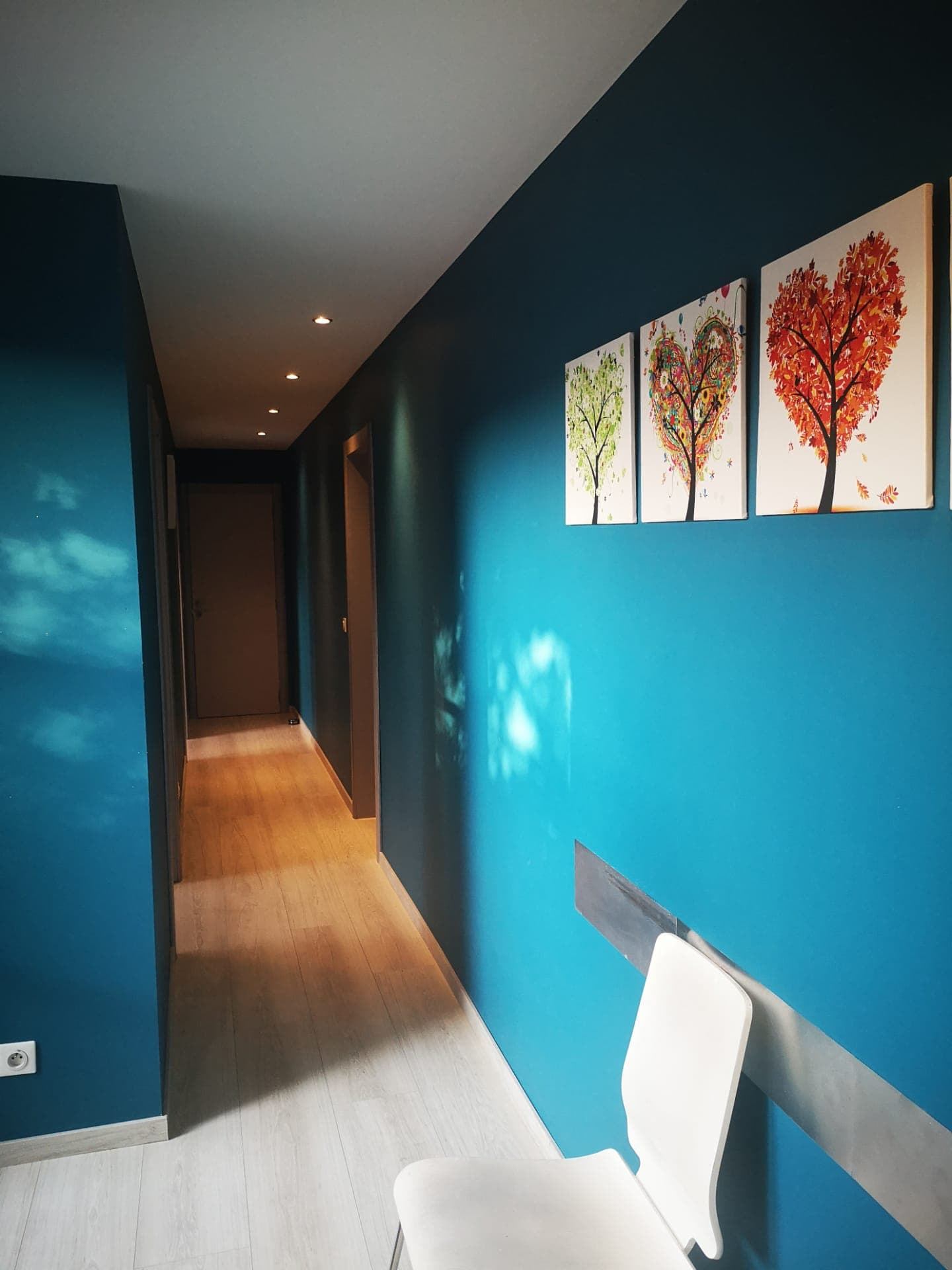 Salle d'attente du cabinet ostéopathique